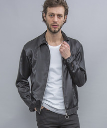 NUMBER (N)INE | 【NUMBER (N)INE】別注パールサテンジップショートブルゾン(ブルゾン)