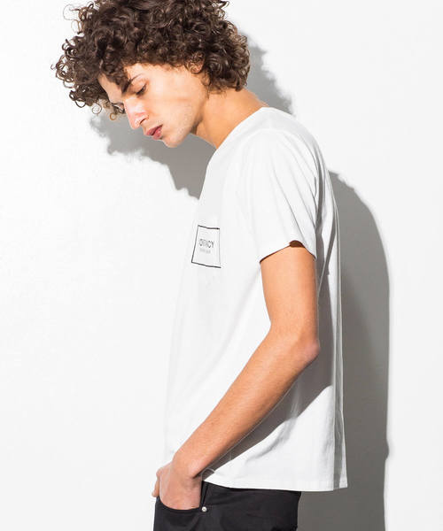 AZ by junhashimoto（エーゼイ バイ ジュンハシモト）の「AZ by junhashimoto(エーゼイ バイ ジュンハシモト)ポケット付プリントＴシャツ（Tシャツ/カットソー・メンズ・オフホワイト/ブラック/ネイビー・MEDIUM/SMALL/X-LARGE/LARGE）」の14枚目の写真