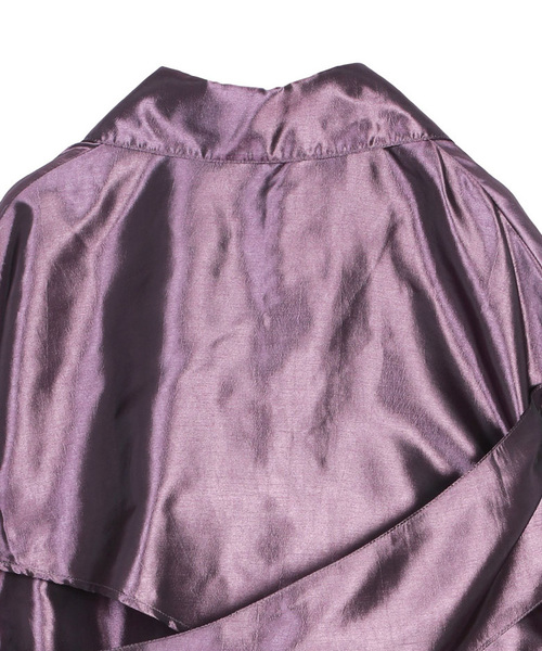 Ameri（アメリ）の「IRIDESCENT DRAPE COAT（その他アウター・レディース・ベージュ/グリーン/パープル・FREE）」の8枚目の写真