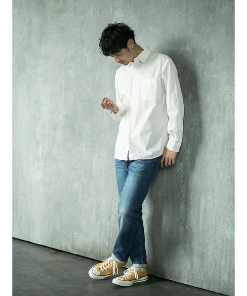 koe（コエ）の「デニム5Pテーパード（デニムパンツ・メンズ・インディゴブルー/ライトインディゴブルー・S/M/L/LL）」の6枚目の写真