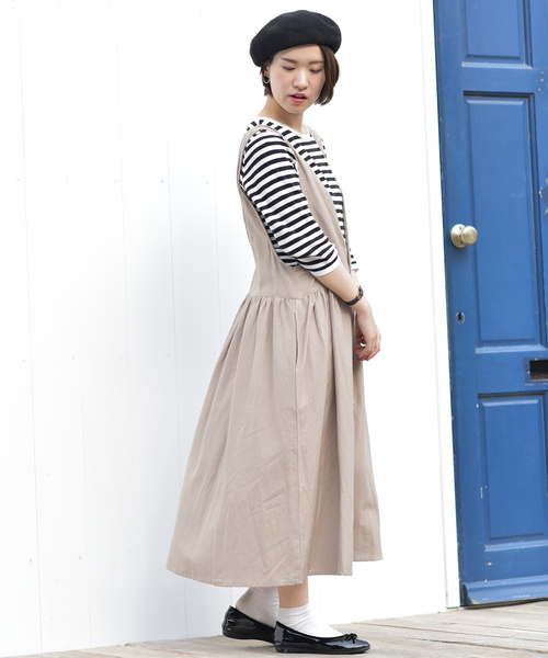 rps（アールピーエス）の「ノースリ２ＷＡＹワンピース（ワンピース・レディース・ブラック/ベージュ/パープル・M）」の15枚目の写真