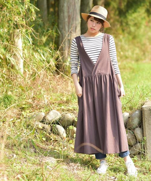 rps（アールピーエス）の「ノースリ２ＷＡＹワンピース（ワンピース・レディース・ブラック/ベージュ/パープル・M）」の14枚目の写真