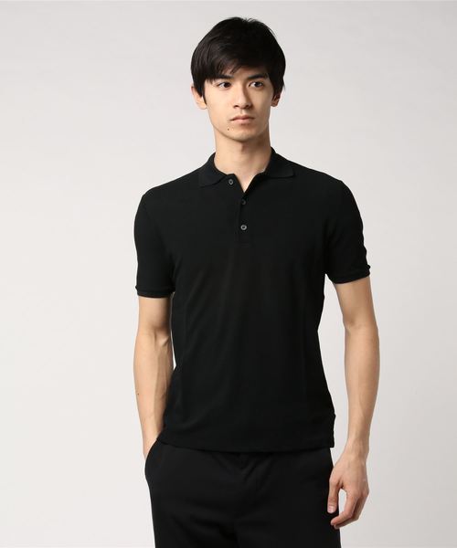 ZANONE アイスコットン ポロシャツ 50 ネイビー、黒 美品 ZANONE ZANONE アイスコットン ポロシャツ 50 ネイビー、黒 美品 ZANONE