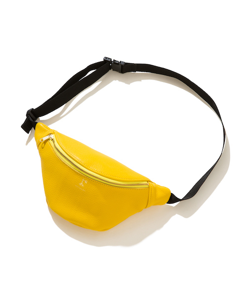 rehacer（レアセル）の「rehacer : Cow Leather Waist Bag Made in Japan / カウレザー ウエストバッグ メイドインジャパン（ショルダーバッグ・メンズ・ブラック/ベージュ/ネイビー/ブラウン/ピンク/イエロー・FREE）」の14枚目の写真