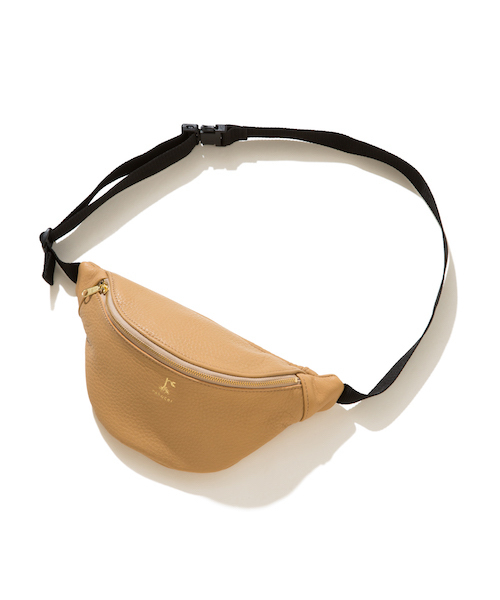 rehacer（レアセル）の「rehacer : Cow Leather Waist Bag Made in Japan / カウレザー ウエストバッグ メイドインジャパン（ショルダーバッグ・メンズ・ブラック/ベージュ/ネイビー/ブラウン/ピンク/イエロー・FREE）」の9枚目の写真