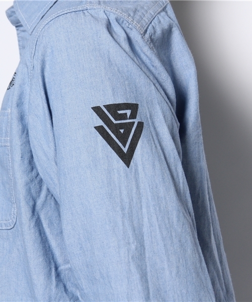 A BATHING APE（アベイシングエイプ）の「CHAMBRAY SHIRT（シャツ/ブラウス・メンズ・インディゴブルー・SMALL/LARGE/MEDIUM/X-LARGE/XX-LARGE）」の7枚目の写真