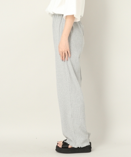 LOWRYS FARM（ローリーズファーム）の「カットメローパンツ　804628（その他パンツ・レディース・グレー/アイボリー/バーガンディー・FREE）」の5枚目の写真