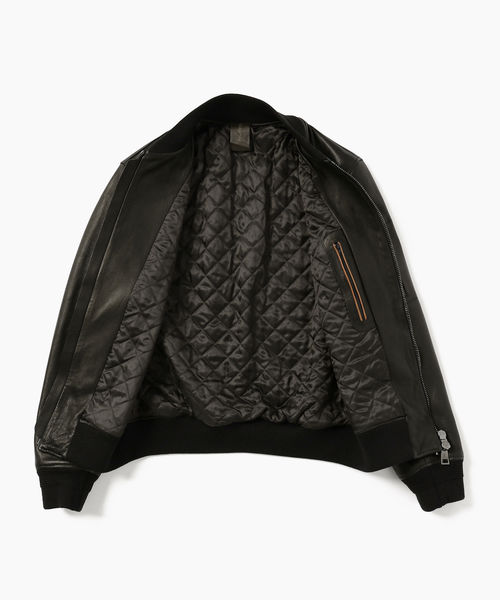 【RUFFO】MA-1タイプ レザーブルゾン BRILLA per il gusto（ブリッラペルイルグースト）の「RUFFO