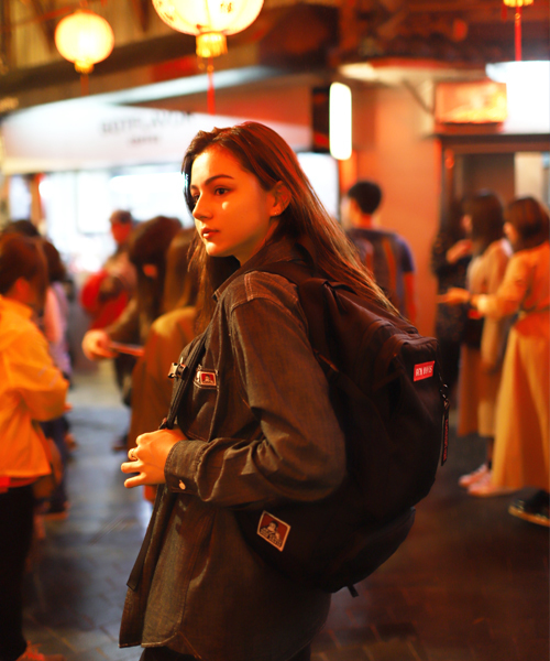 BEN DAVIS（ベンデイビス）の「《BEN DAVIS》定番モデル TABLET DAYPACK 約32L/ベンデイビス タブレットデイパック（バックパック/リュック・レディース・ブラック×ブラック/ブラック×レッド/ブラック×ピンク/ブラック×パープル/ブラック×イエロー・FREE）」の22枚目の写真