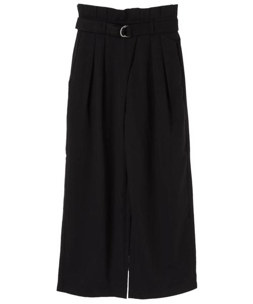 AMERICAN HOLIC（アメリカンホリック）の「・ウエストフリルベルト付ワイドパンツ（その他パンツ・レディース・チャコールグレー/ブラック/キャメル/ライトベージュ・M/L）」の6枚目の写真