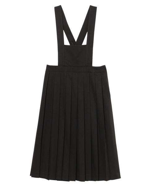 Candy Stripper(キャンディストリッパー)の「PLEATS APRON ワンピース(ワンピース・レディース・ブラック/ネイビー・1/2)」の5枚目の写真