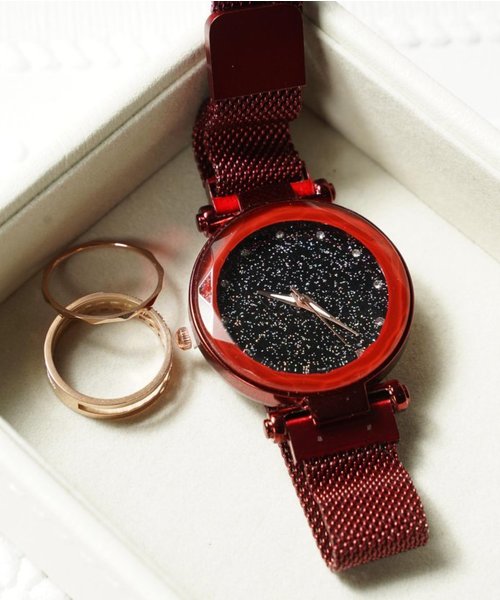おしゃれスタ（オシャレスタ）の「【OSHARESTA★TOKYO】ウォッチコレクション　STAR★NIGHT メタルウォッチ（アナログ腕時計・レディース・ブラック/パープル/ブラウン/レッド/ゴールド/ブルー・FREE）」の5枚目の写真