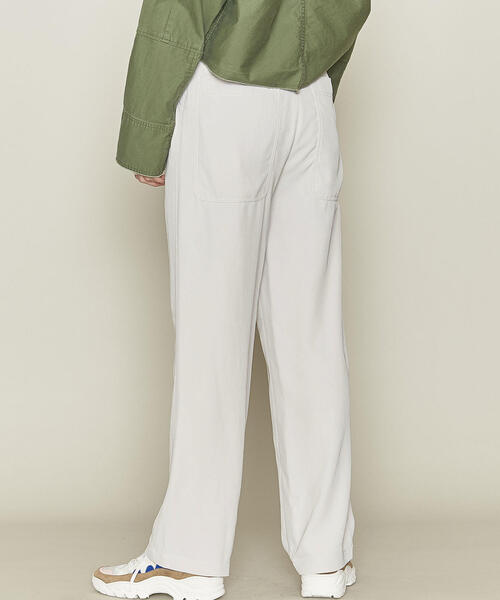 ASTRAET（アストラット）の「ASTRAET（アストラット）ステッチ ペインターパンツ◆（その他パンツ・レディース・ベージュ/ブラック・1/0）」の13枚目の写真