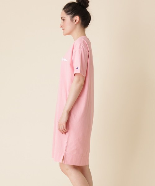 【WEB限定販売】Champion(チャンピオン) フロント刺しゅうワンピース 【WEB限定販売】Champion(チャンピオン) フロント刺しゅうワンピース
