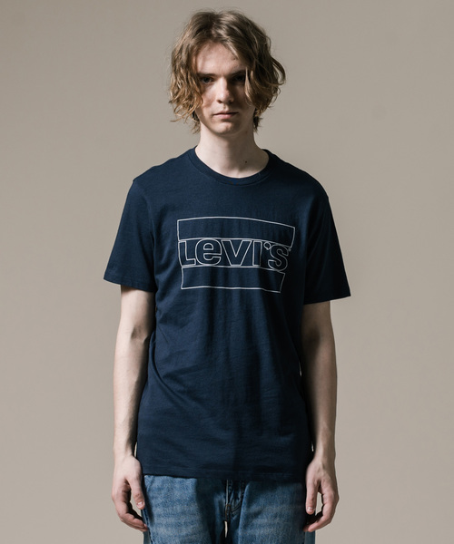 Levi's(リーバイス)の「パーフェクトTシャツ NAVY BLAZER GRAPHIC(Tシャツ/カットソー・メンズ・ブルー・L/M/S/XL)」の1枚目の写真