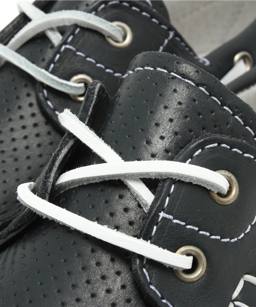 MEN'S BIGI(メンズビギ)の「【WANDER SHOES(ワンダーシューズ)】別注/デッキシューズ(スリッポン)(モカシン/デッキシューズ・メンズ・ホワイト×ネイビー/ネイビー/トリコロール・SMALL/MEDIUM/LARGE)」の10枚目の写真