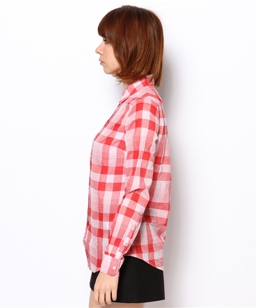 TOMMY HILFIGER(トミーヒルフィガー)の「CLAREMONT CHECK SHIRT(シャツ/ブラウス・レディース・ブルー/レッド・SMALL/MEDIUM/LARGE)」の4枚目の写真