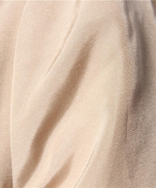 Demi-Luxe BEAMS（デミルクス ビームス）の「Demi-Luxe BEAMS / リボン付 グログランジャケット（ノーカラージャケット・レディース・ブラック/ベージュ・38/36）」の11枚目の写真