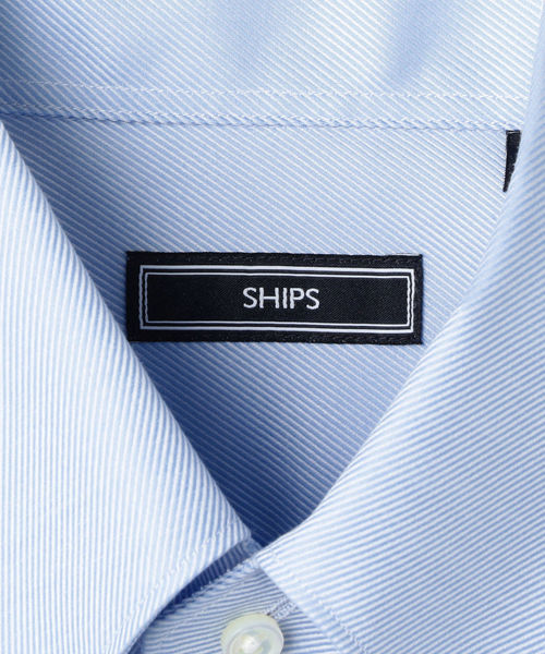SHIPS(シップス)の「SD: イージーアイロン ツイル ソリッド イタリアンボタンダウン シャツ(シャツ/ブラウス・メンズ・ライトブルー/ホワイト・40/38/39/41/37)」の6枚目の写真