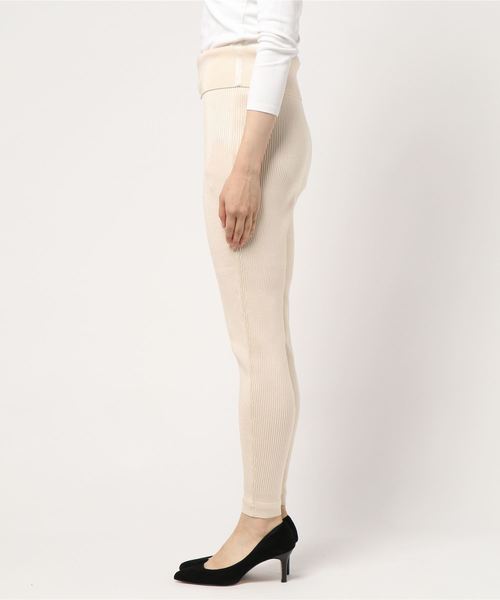 RITO（リト）の「【RITO/リト】 PRE GLOSSY KNIT PANTS：パンツ（その他パンツ・レディース・アイボリー・38）」の2枚目の写真