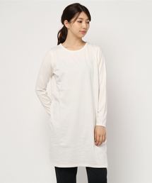 NATURAL BEAUTY BASIC | フォルムロンＴ＆レイヤードチュニック(Tシャツ/カットソー)