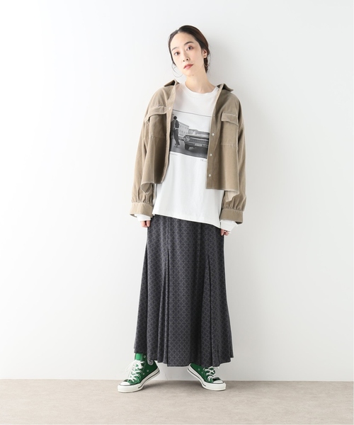 journal standard L'essage（ジャーナルスタンダードレサージュ）の「コーデュロイワイドシャツ（シャツ/ブラウス・レディース・ブラウン/ベージュ/タン・FREE）」の13枚目の写真