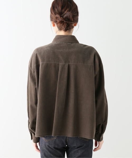 journal standard L'essage（ジャーナルスタンダードレサージュ）の「コーデュロイワイドシャツ（シャツ/ブラウス・レディース・ブラウン/ベージュ/タン・FREE）」の17枚目の写真