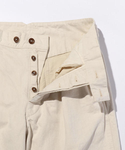 MHL.（エムエイチエル）の「＜MHL.＞ WORK PT/パンツ（チノパンツ・メンズ・ホワイト・LARGE/MEDIUM）」の8枚目の写真
