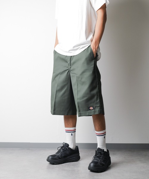 Dickies（ディッキーズ）の「/Dickies(ディッキーズ)/ライブショーツ（チノパンツ・メンズ・ブラック/ブラウン/ベージュ/カーキ/モスグリーン/ネイビー/パープル/レッド/ピンク/ホワイト・28inch/30inch/32inch/34inch/36inch/26inch）」の5枚目の写真