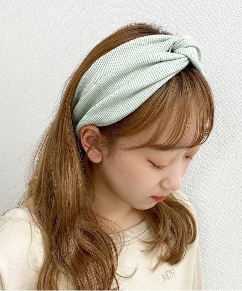 apres jour（アプレジュール）の「【apres jour×ARIAZ】ねじりターバン（ヘアバンド・レディース・ブラック/ダークブラウン/ベージュ/ミント・FREE）」の15枚目の写真