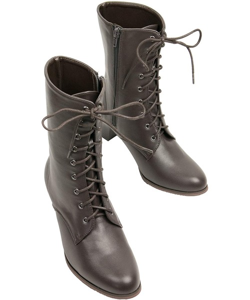 KYOETSU（キョウエツ）の「ブーツ（ブーツ・レディース・ブラック/ダークブラウン/アイボリー・25.5cm/24.0cm/25.0cm/22.5cm/24.5cm/26.0cm/23.0cm/23.5cm/21.5cm/22.0cm）」の4枚目の写真