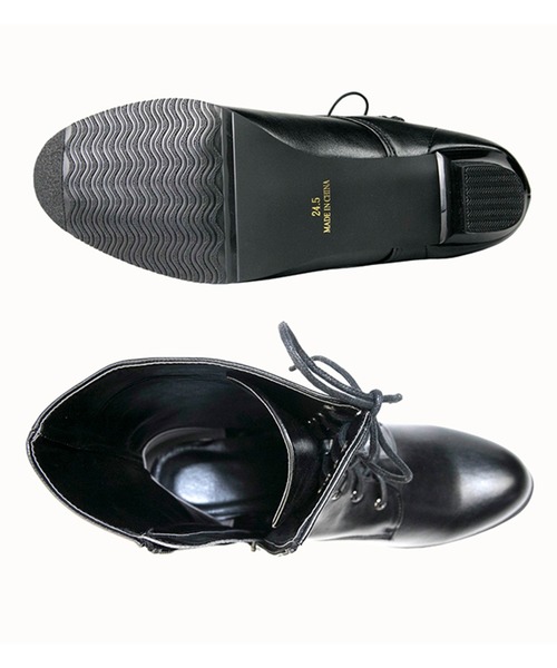 KYOETSU（キョウエツ）の「ブーツ（ブーツ・レディース・ブラック/ダークブラウン/アイボリー・25.5cm/24.0cm/25.0cm/22.5cm/24.5cm/26.0cm/23.0cm/23.5cm/21.5cm/22.0cm）」の9枚目の写真