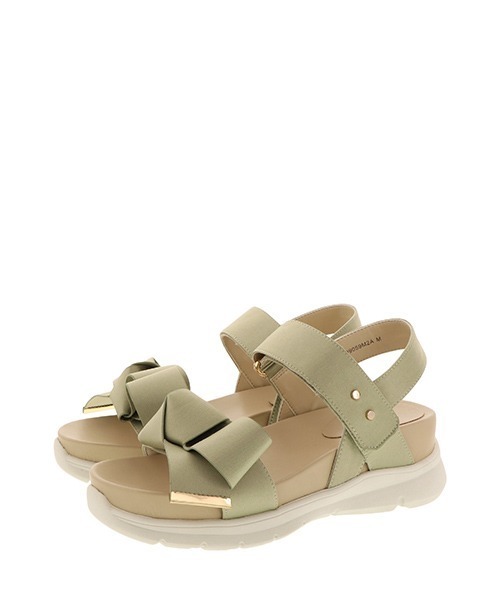 RANDA（ランダ）の「厚底フラットソールスポーティーサンダル（サンダル・レディース・ホワイト/ブラック/グリーン/カーキ・LL/S/M/L）」の8枚目の写真