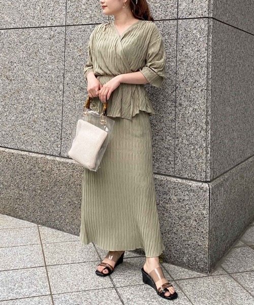 2点セット ワッシャー3wayブラウス ジャンパースカートセットアップ シャツ ブラウス Kobe Lettuce コウベレタス のファッション通販 Zozotown