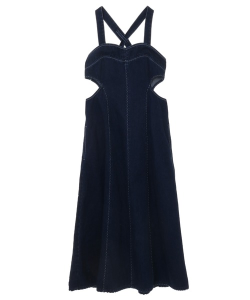 Candy Stripper（キャンディストリッパー）の「THICK STITCH TIGHT ドレス（ドレス・レディース・ブラック/ベージュ/インディゴブルー・1/2）」の12枚目の写真