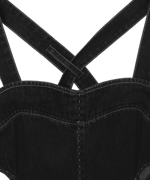 Candy Stripper（キャンディストリッパー）の「THICK STITCH TIGHT ドレス（ドレス・レディース・ブラック/ベージュ/インディゴブルー・1/2）」の11枚目の写真