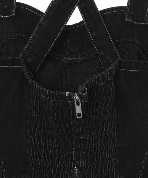 Candy Stripper（キャンディストリッパー）の「THICK STITCH TIGHT ドレス（ドレス・レディース・ブラック/ベージュ/インディゴブルー・1/2）」の7枚目の写真