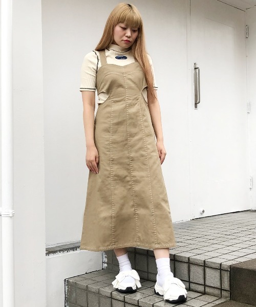 Candy Stripper（キャンディストリッパー）の「THICK STITCH TIGHT ドレス（ドレス・レディース・ブラック/ベージュ/インディゴブルー・1/2）」の22枚目の写真