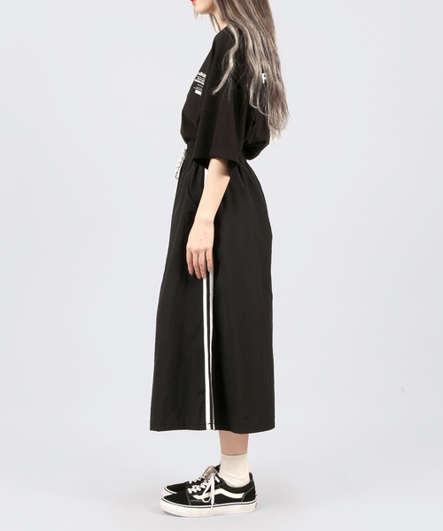 DING（ディング）の「DING/2ラインロングスカート（スカート・レディース・ブラック・FREE）」の13枚目の写真