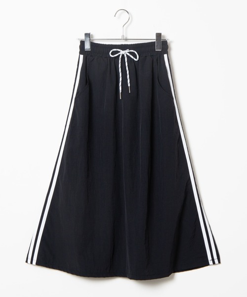 DING（ディング）の「DING/2ラインロングスカート（スカート・レディース・ブラック・FREE）」の9枚目の写真