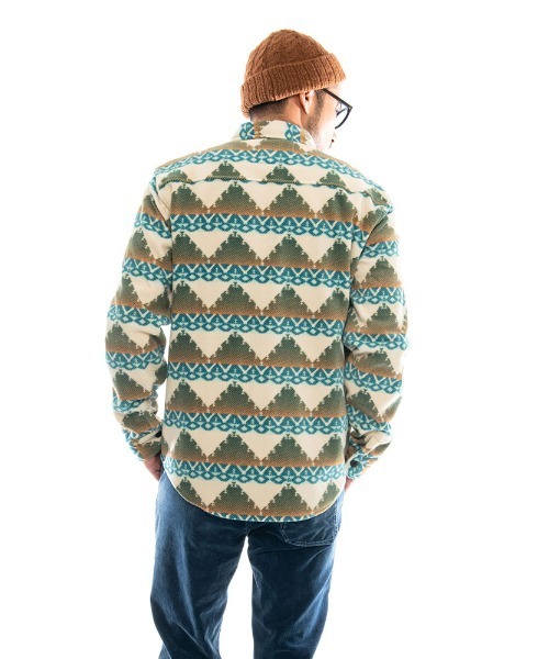 BILLABONG（ビラボン）の「BILLABONG メンズ 【A/DIV.】 FURNACE FLANNEL WAVE WASHED 長袖シャツ【2020年秋冬モデル】/ビラボン 長袖 シャツ チェック フリース（シャツ/ブラウス・メンズ・ブルー/アイボリー・SMALL/MEDIUM/LARGE）」の7枚目の写真