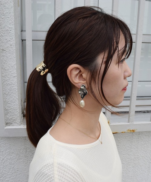 D.U.E Water surface EARRING (PIERCED)