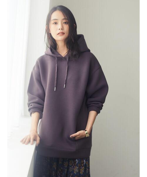 CRAFT STANDARD BOUTIQUE(クラフトスタンダードブティック)の「【2020AW】フード付きポンチプルオーバー〇*(パーカー・レディース・ブラウン/ネイビー/ベージュ・FREE)」の18枚目の写真