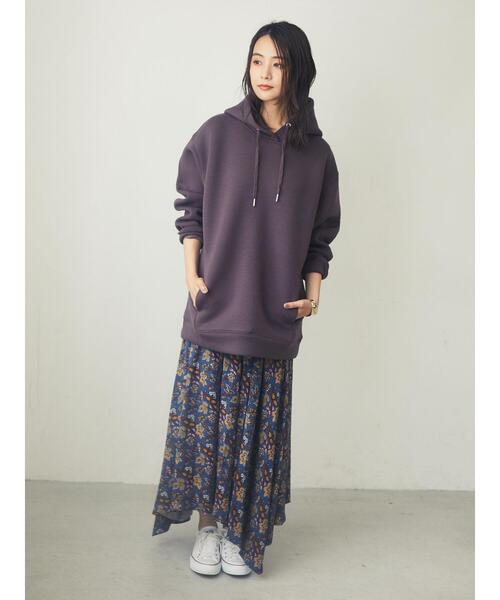 CRAFT STANDARD BOUTIQUE(クラフトスタンダードブティック)の「【2020AW】フード付きポンチプルオーバー〇*(パーカー・レディース・ブラウン/ネイビー/ベージュ・FREE)」の21枚目の写真