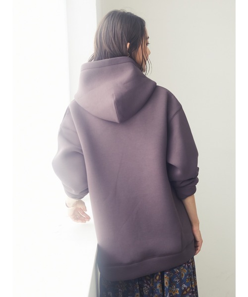 CRAFT STANDARD BOUTIQUE(クラフトスタンダードブティック)の「【2020AW】フード付きポンチプルオーバー〇*(パーカー・レディース・ブラウン/ネイビー/ベージュ・FREE)」の9枚目の写真