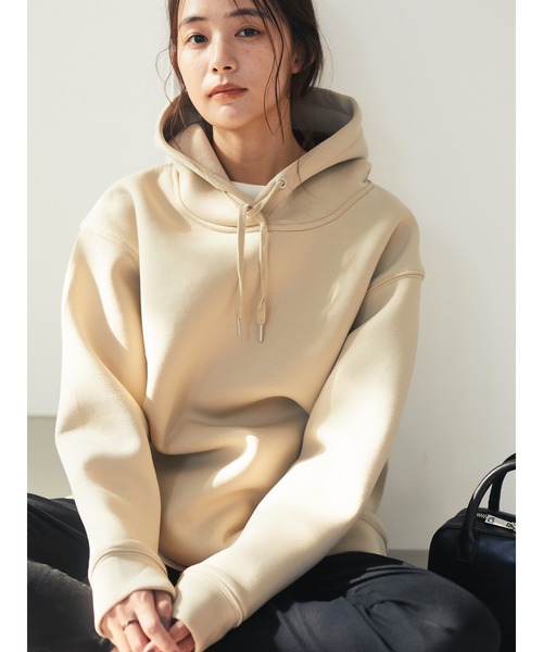 CRAFT STANDARD BOUTIQUE(クラフトスタンダードブティック)の「【2020AW】フード付きポンチプルオーバー〇*(パーカー・レディース・ブラウン/ネイビー/ベージュ・FREE)」の11枚目の写真