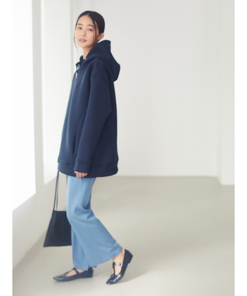 CRAFT STANDARD BOUTIQUE(クラフトスタンダードブティック)の「【2020AW】フード付きポンチプルオーバー〇*(パーカー・レディース・ブラウン/ネイビー/ベージュ・FREE)」の13枚目の写真