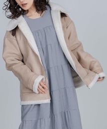 WEGO | WEGO/フェイクムートンボアジャケット(ムートンコート)