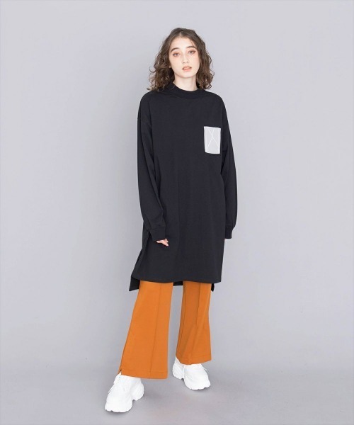 KANGOL(カンゴール)の「KANGOL【カンゴール】ストレッチフレアパンツ(その他パンツ・レディース・ブラック/ブラウン/ライトグリーン・M/L)」の4枚目の写真