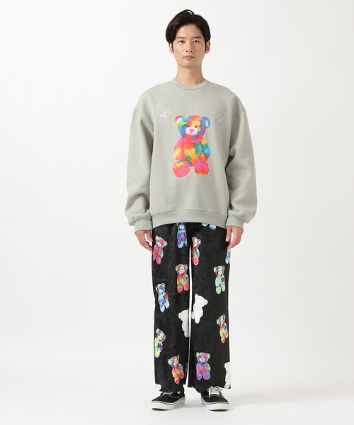 youthbath（ユースバース）の「youthbath／ベロアグラフィックパンツ